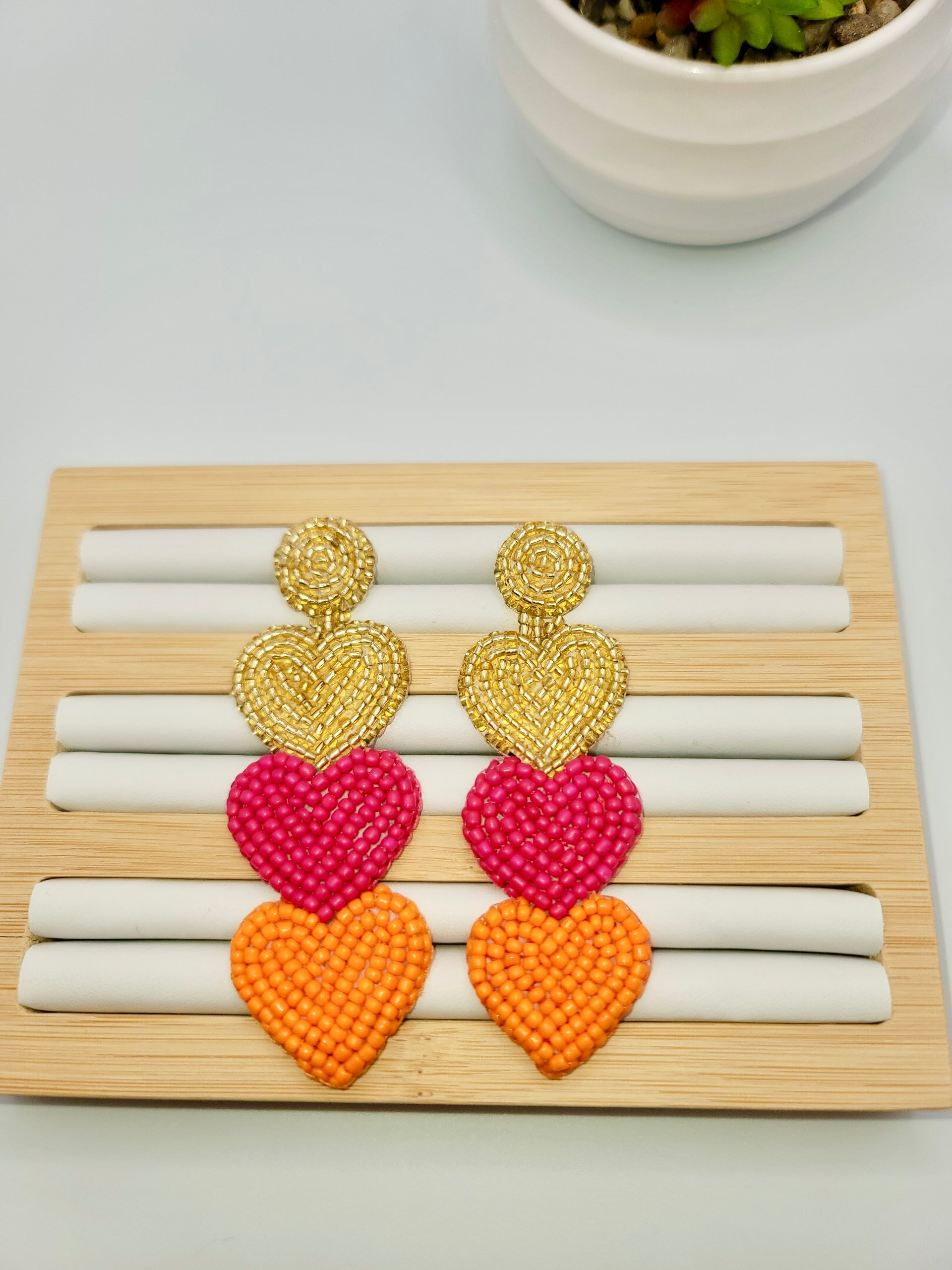 TRES CORAZONES EARRINGS