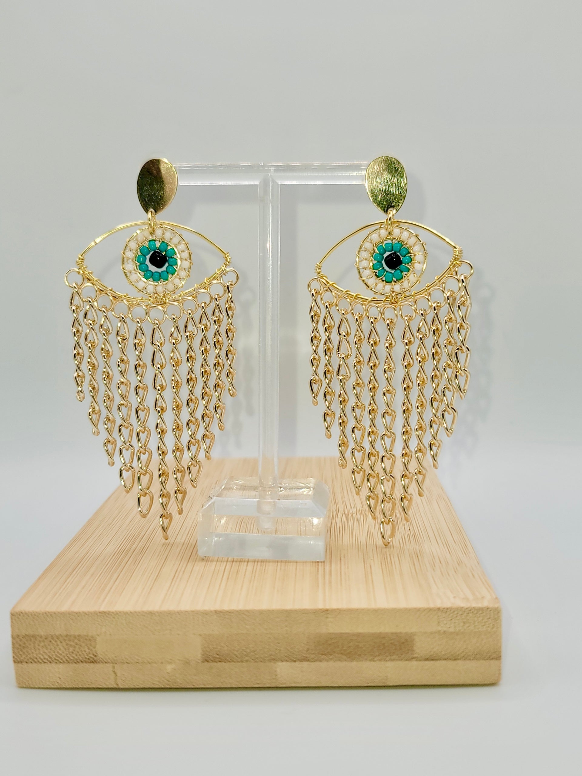 OJITOS CADENA EARRINGS