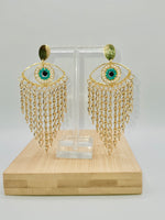 Load image into Gallery viewer, OJITOS CADENA EARRINGS
