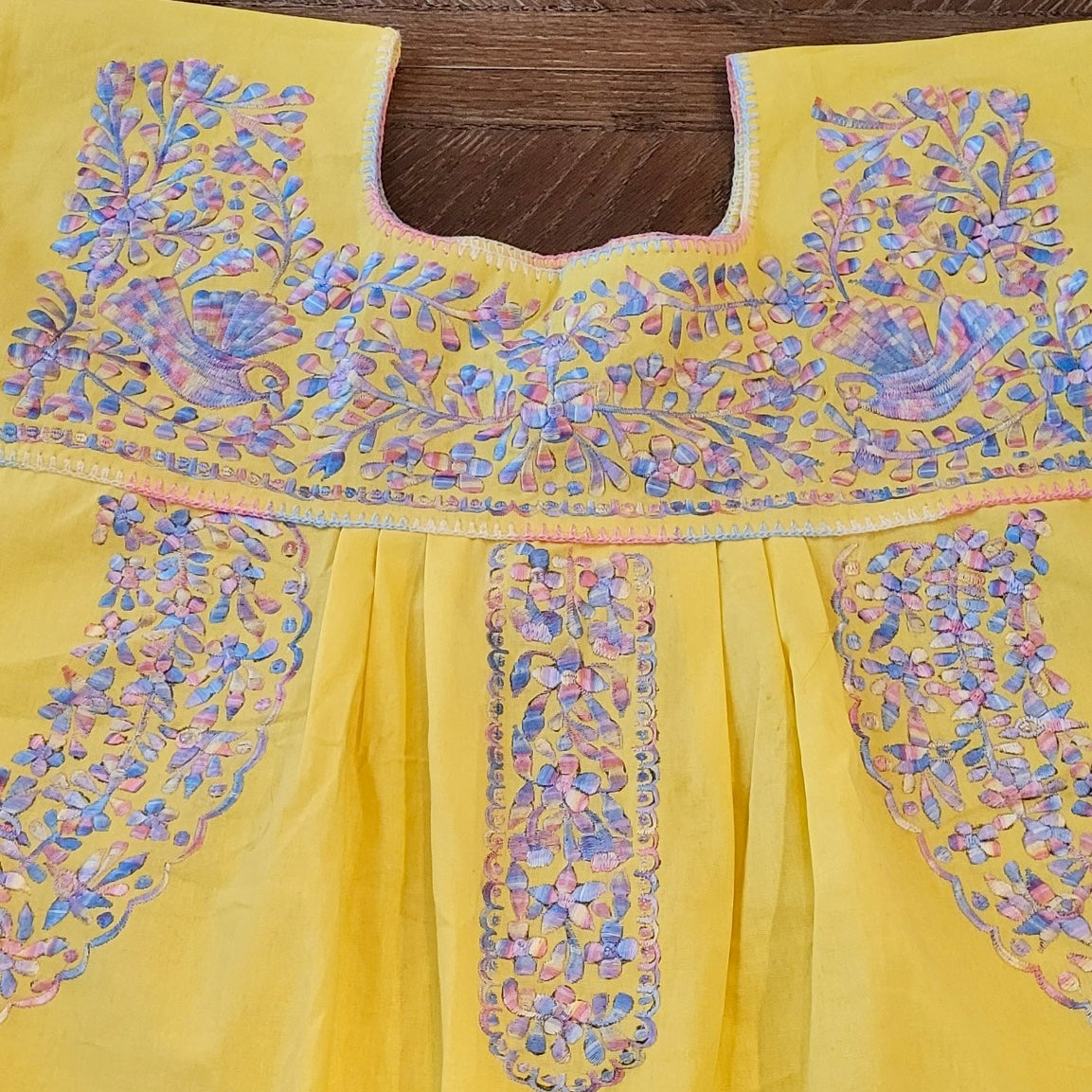 PUEBLA BLOUSE - MEXICAN EMBROIDERED BLOUSE - SHERBERT