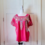 Load image into Gallery viewer, PUEBLA BLOUSE - MEXICAN EMBROIDERED BLOUSE - FELIZ
