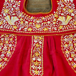 Load image into Gallery viewer, PUEBLA BLOUSE - MEXICAN EMBROIDERED BLOUSE - CRIMSON
