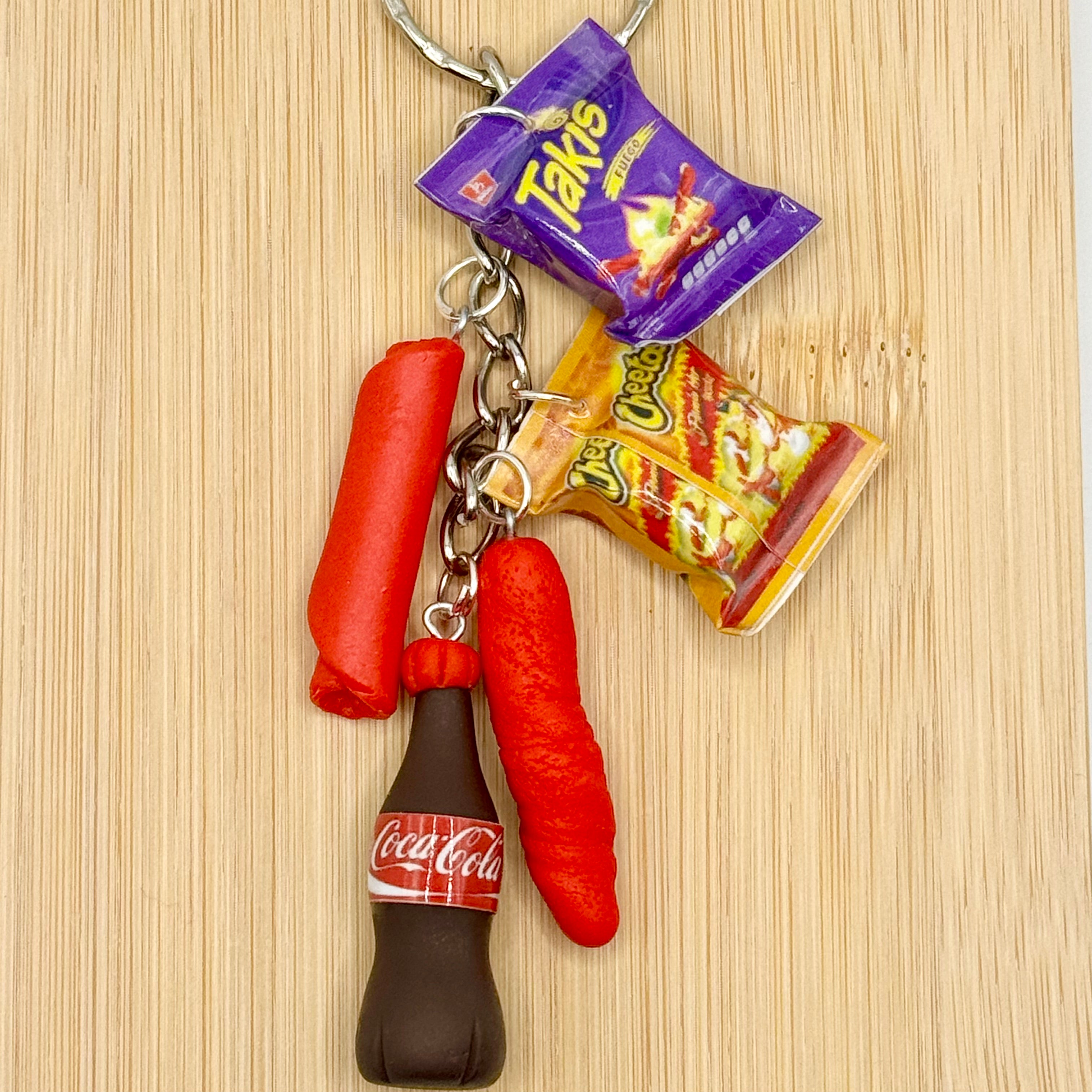 CHIPS AND COKE KEYCHAIN