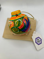 Load image into Gallery viewer, MEXICAN ORNATE HAND PAINTED CLAY ORNAMENT
