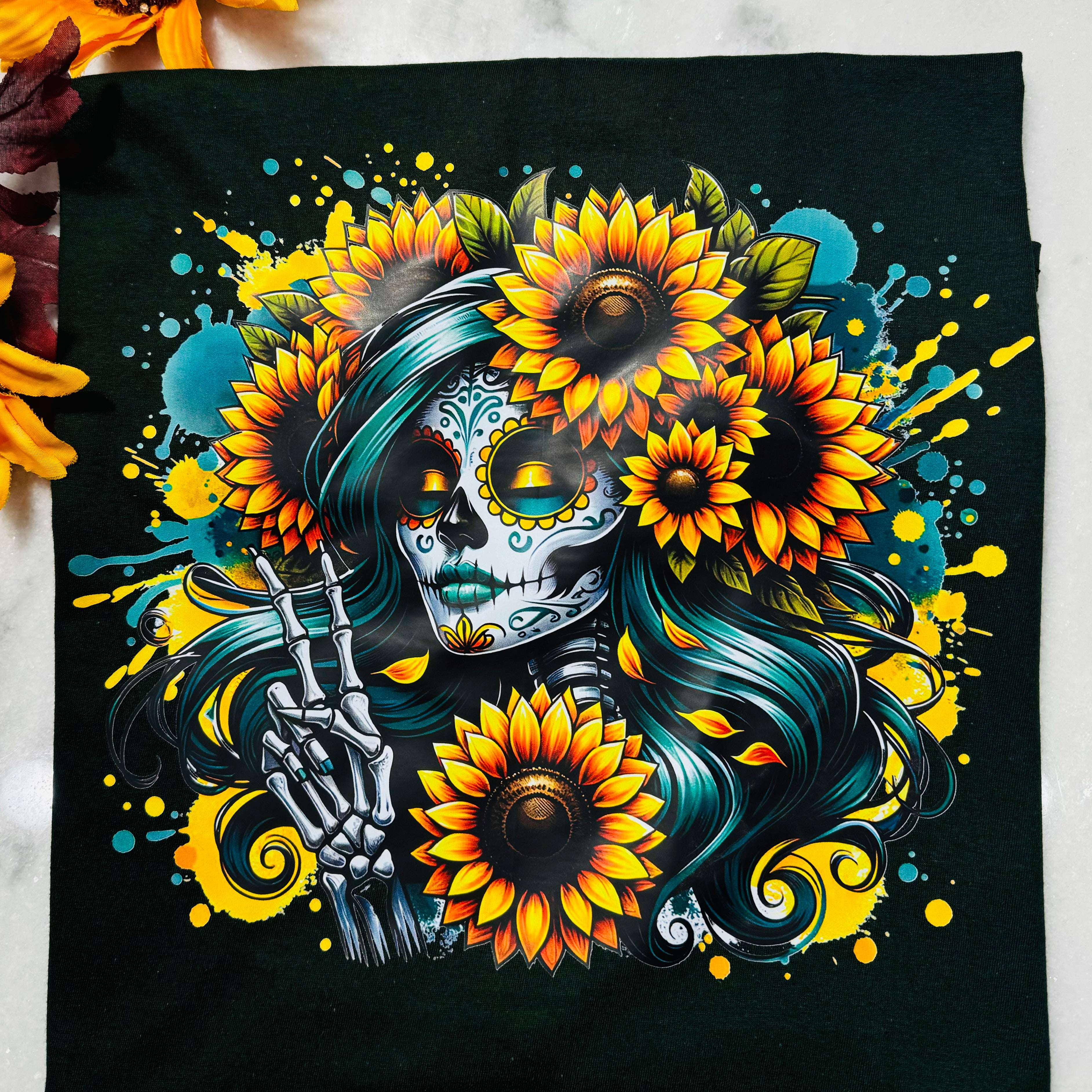 MUERTOS SUNFLOWERS TSHIRT