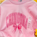 Load image into Gallery viewer, PINK CHINGONA LONG SLEEVE
