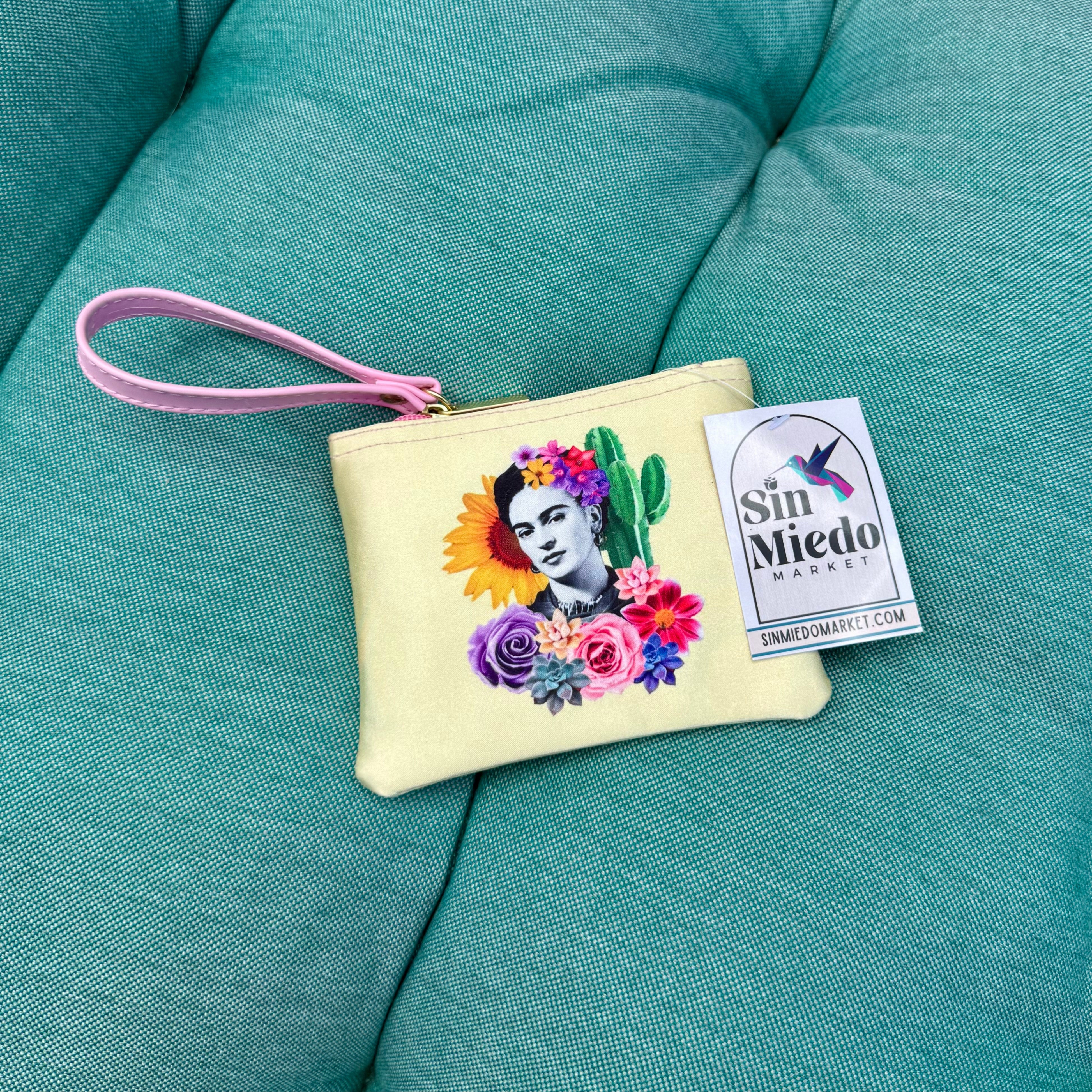 FRIDA W/SUNFLOWER COIN PURSE