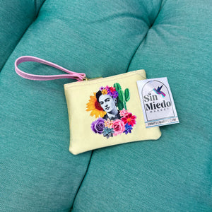 FRIDA W/SUNFLOWER COIN PURSE