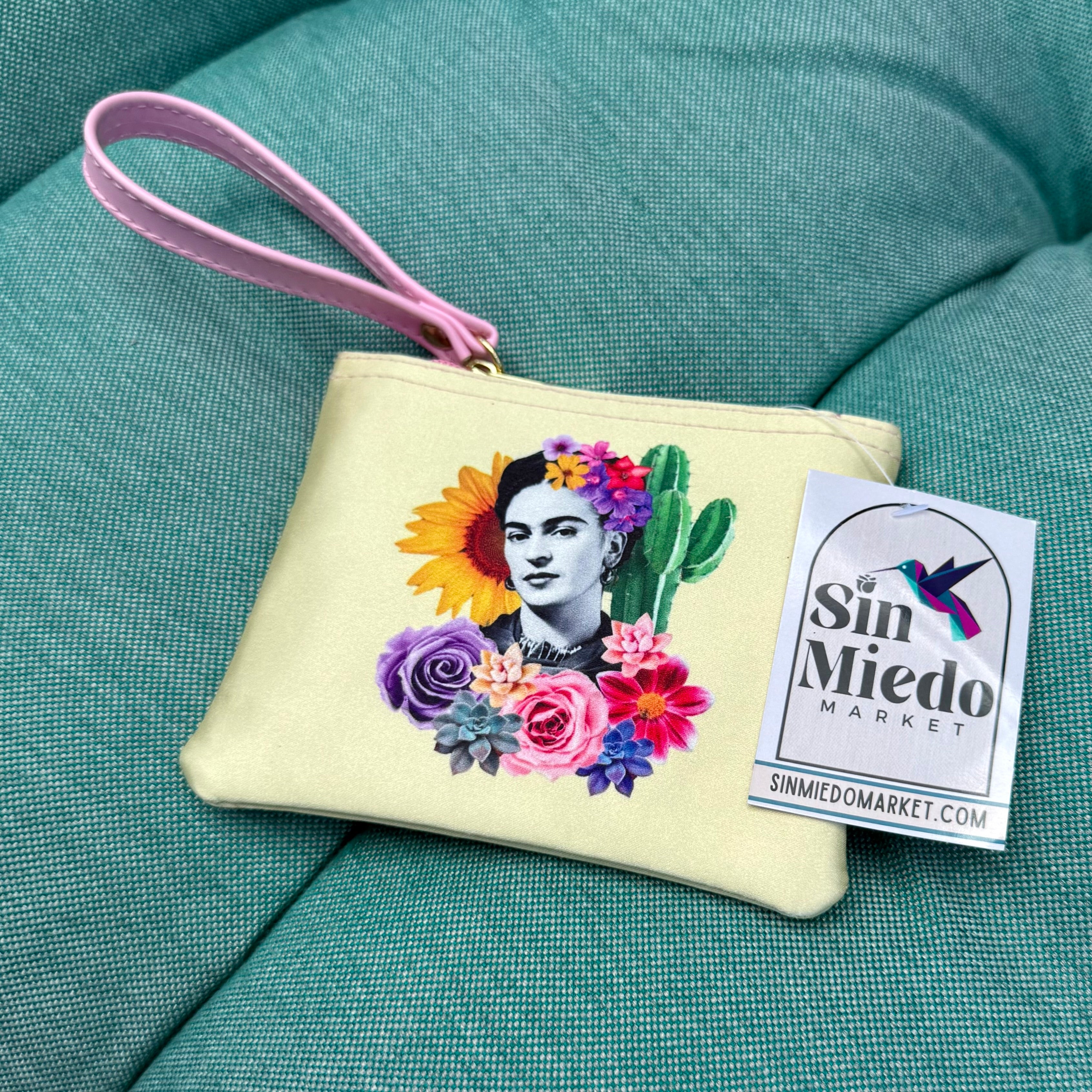 FRIDA W/SUNFLOWER COIN PURSE