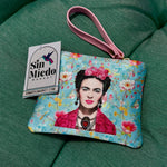 Load image into Gallery viewer, FRIDA BLUE COIN PURSE
