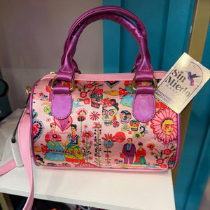 FRIDA BARREL HANDBAG