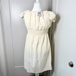 Load image into Gallery viewer, FIESTA DRESS - NATURAL W/ PASTEL EMBROIDERY
