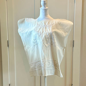 OAXACA BLOUSE - SOLID WHITE - L/XL