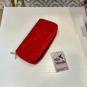 LARGE LEATHER DOUBLE WALLET