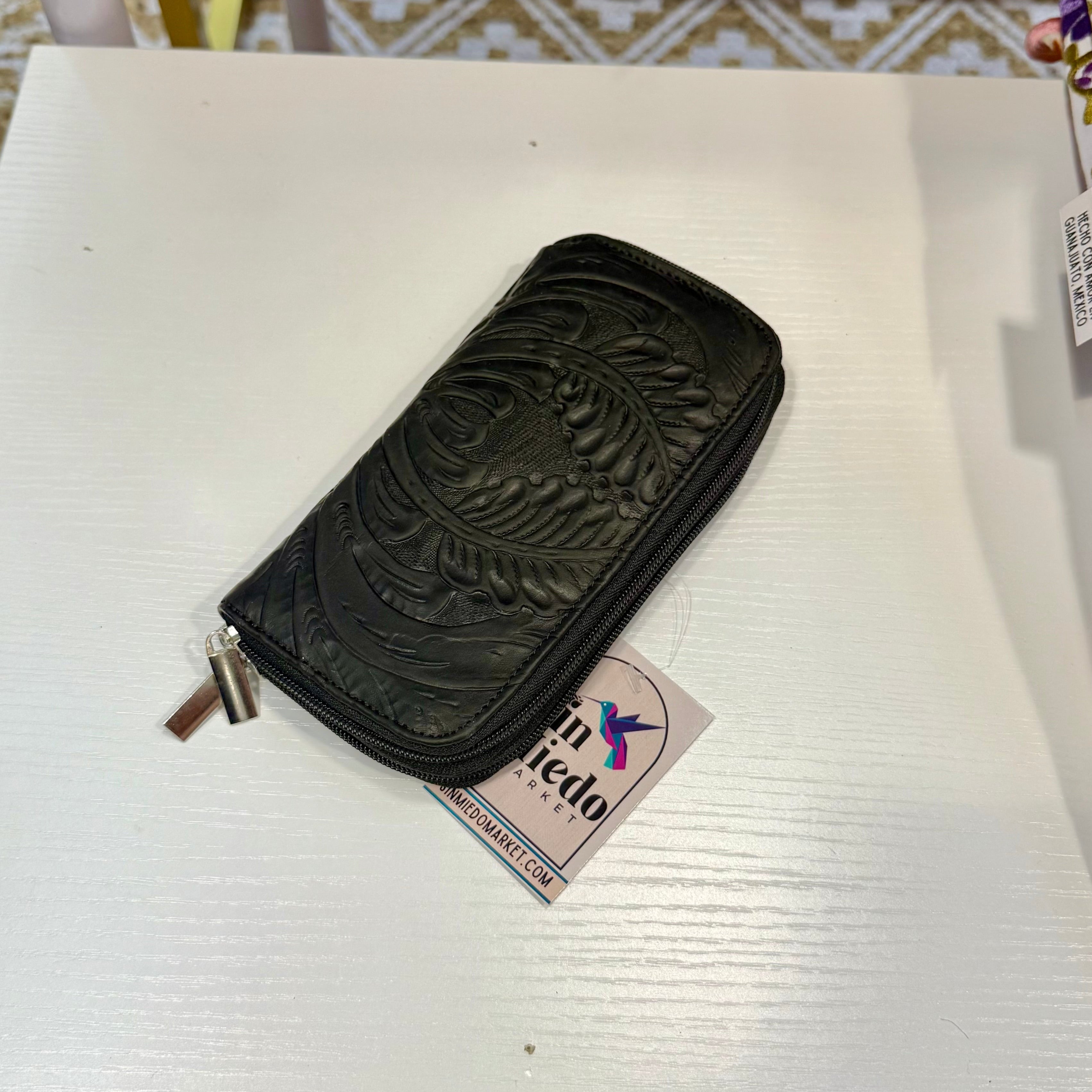 LARGE LEATHER DOUBLE WALLET