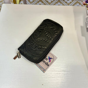 LARGE LEATHER DOUBLE WALLET