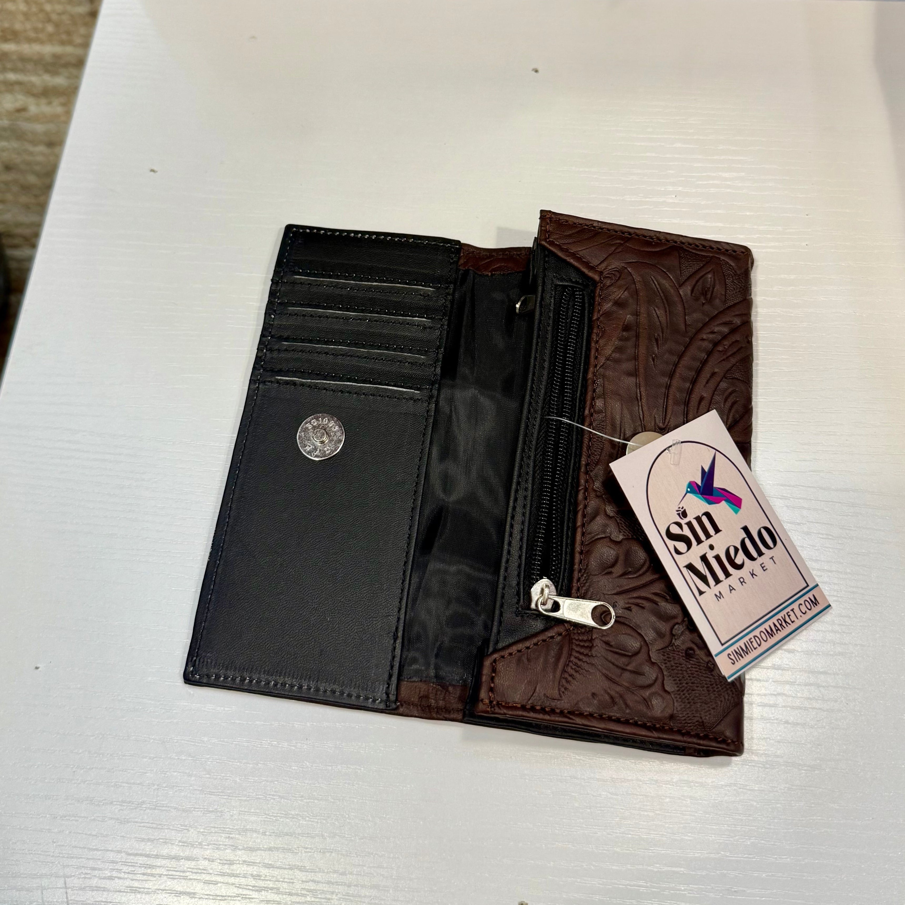 LARGE LEATHER WALLET