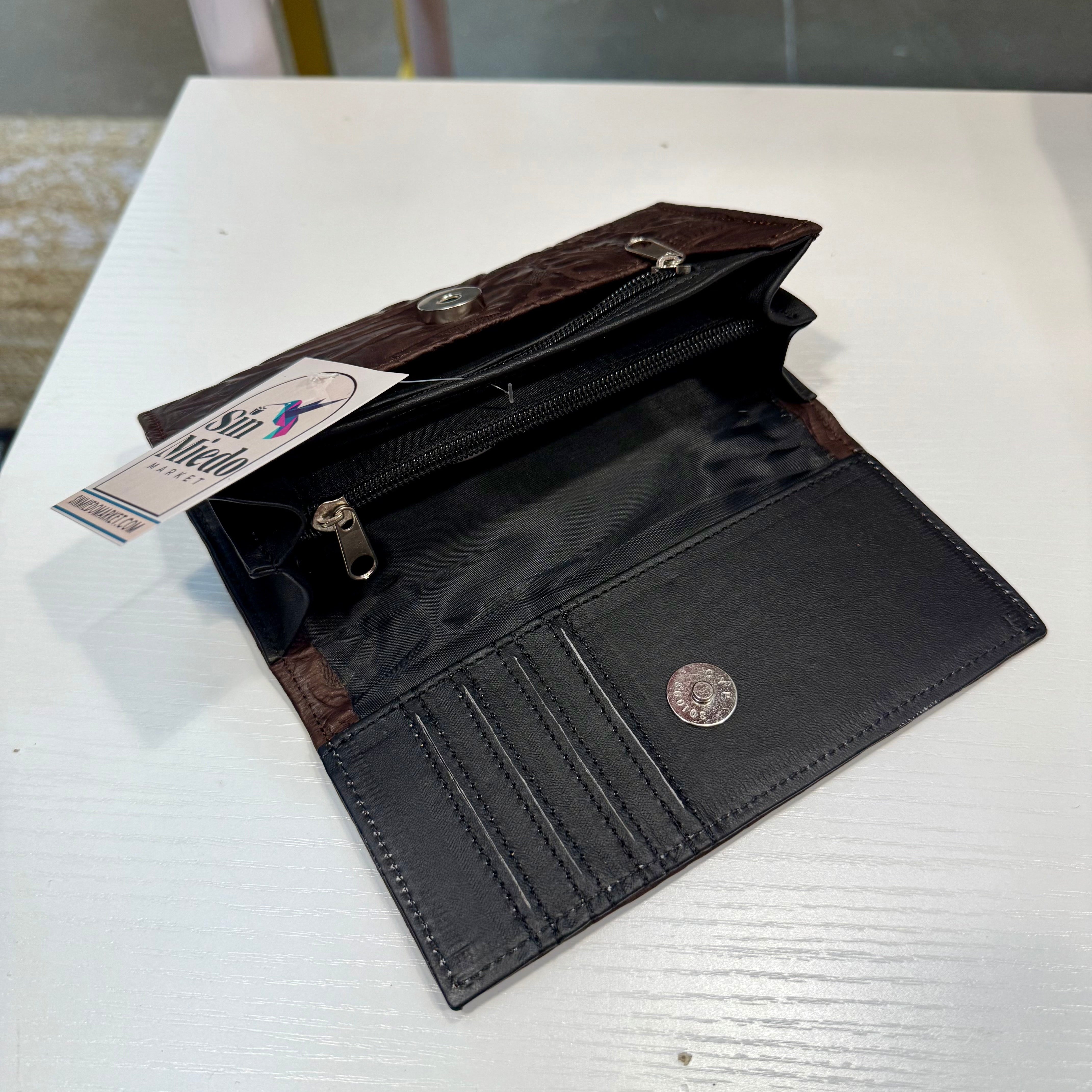 LARGE LEATHER WALLET