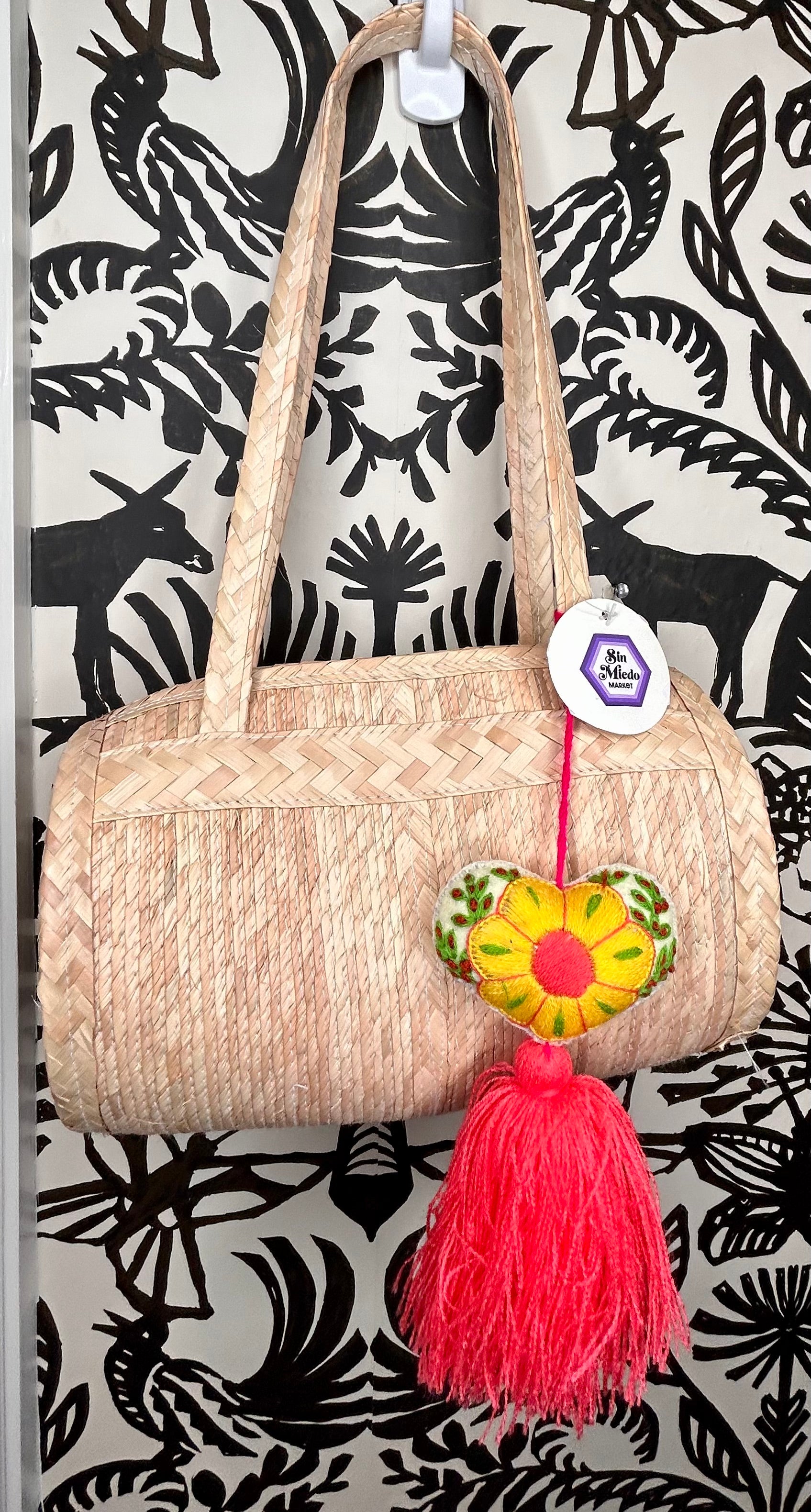 BARREL PALM PURSE