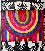 Load image into Gallery viewer, MULTICOLOR STRIPES CLUTCH
