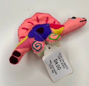 SMALL EMBROIDERED STEGOSAURAUS