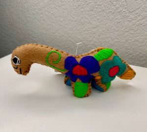 SMALL EMBROIDERED LONG NECK DINOSAURS