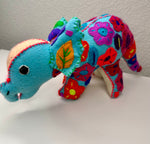 Load image into Gallery viewer, LARGE EMBROIDERED TRICERATOPS
