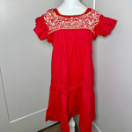 Load image into Gallery viewer, RAMIREZ DRESS -RED W/WHITE,  &amp; CREAM
