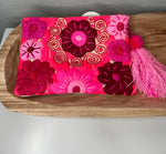 Load image into Gallery viewer, HAND EMBROIDERED CLUTCH

