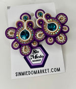 Load image into Gallery viewer, SOUTACHE - DAISY EARRINGS
