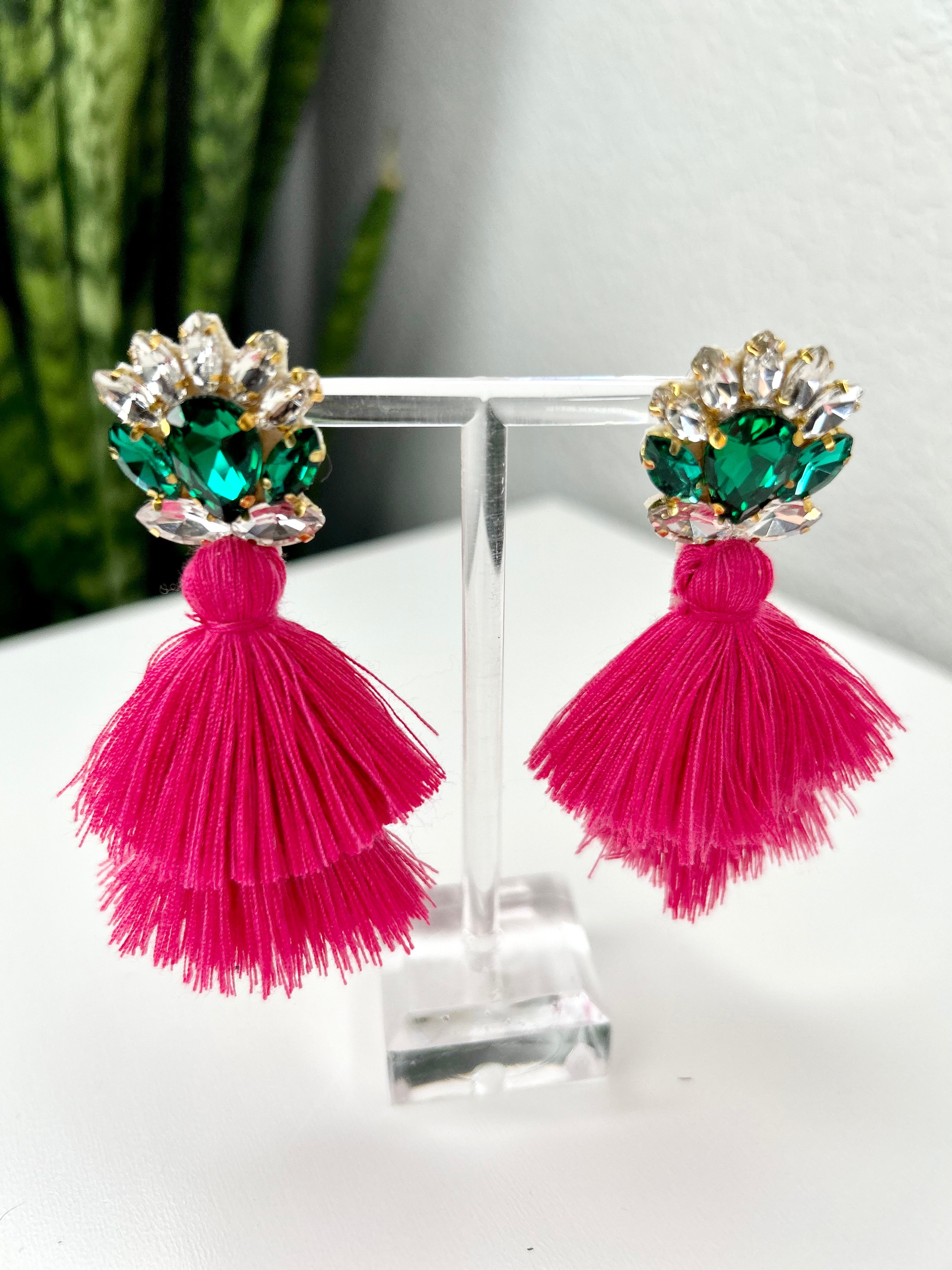 YUSLE  TASSEL EARRINGS  no