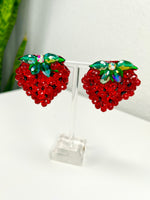 Load image into Gallery viewer, Fresa (Strawberry) Earrings
