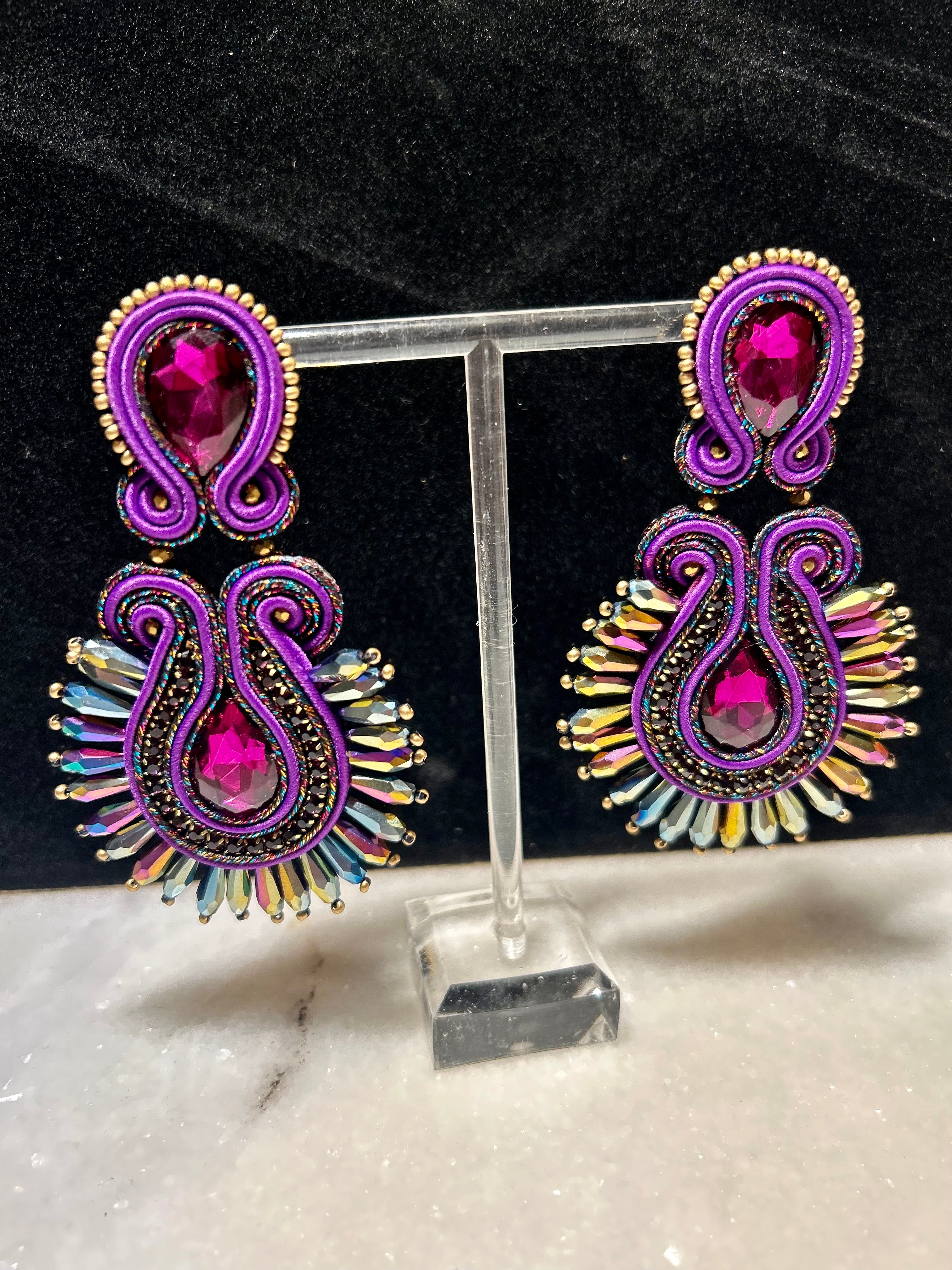 SOUTACHE - VERONICA EARRINGS