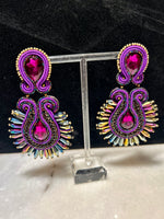 Load image into Gallery viewer, SOUTACHE - VERONICA EARRINGS
