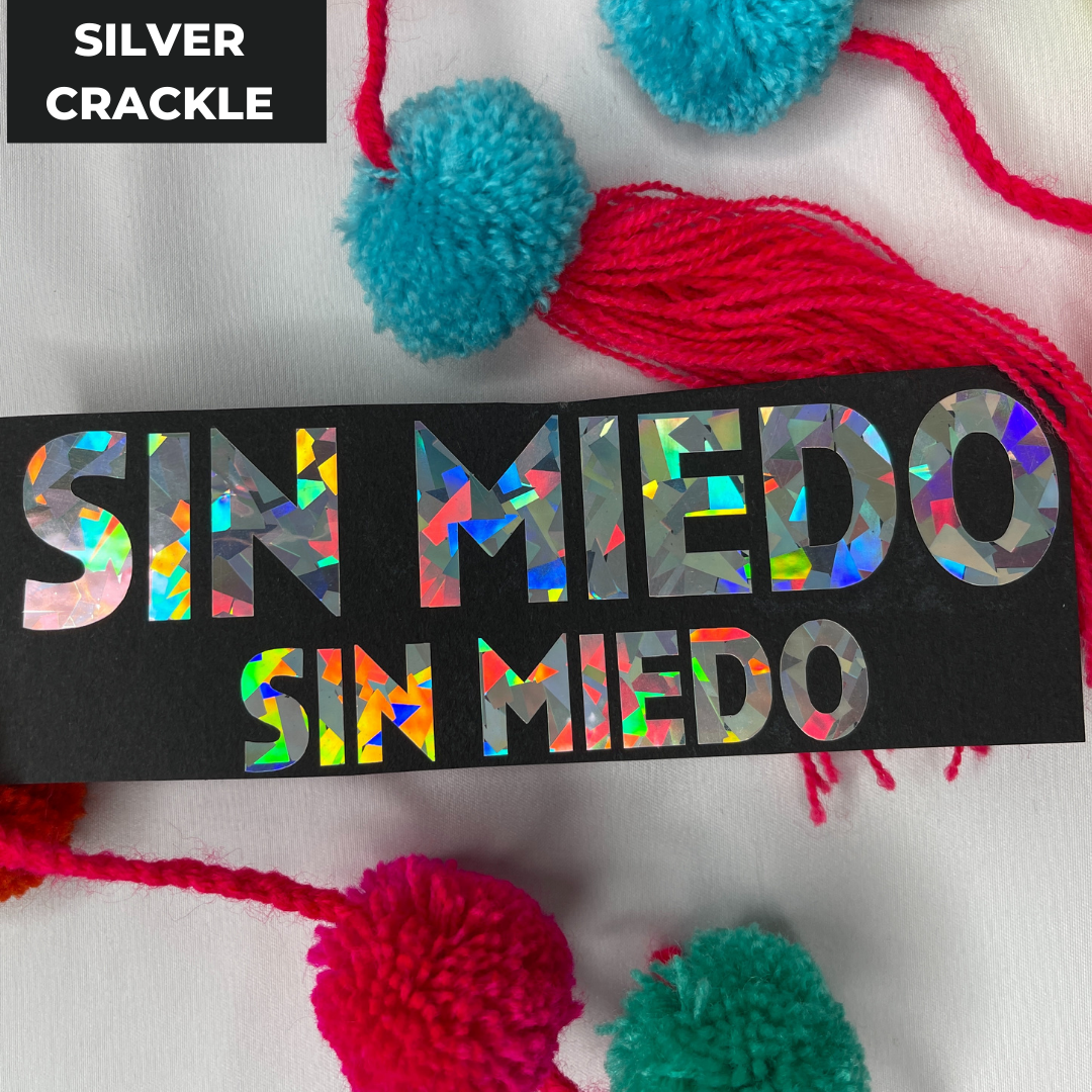 Sin Miedo Vinyl Sticker