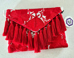 Load image into Gallery viewer, JULIET MEXICAN EMBROIDERED TASSEL CROSSBODY
