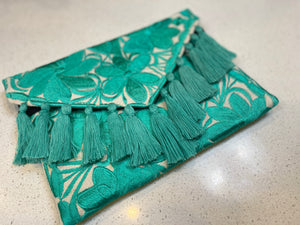 JULIET MEXICAN EMBROIDERED TASSEL CROSSBODY